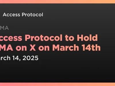 Access Protocol to Hold AMA on X on March 14th - starknet, access protocol, solana, ama, Crypto, acs, Coindar